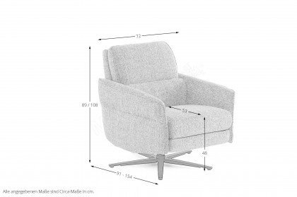 7816 von Himolla - TV-Sessel quarz