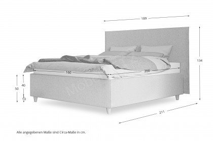 Pillow von Schlaraffia - Polsterbett steel mit Bettkasten
