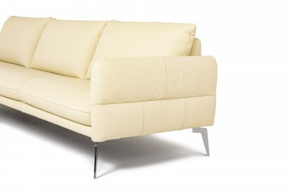 7260 von K+W Polstermöbel - Ecksofa kreide 2. Wahl