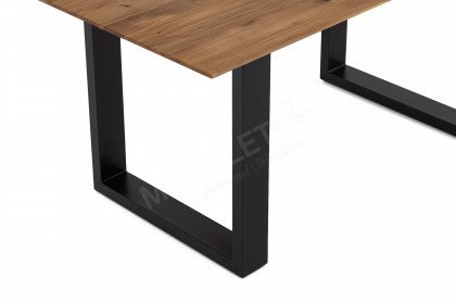 Das Tischsystem von Wohnglücklich - Esstisch Eiche/ Metall