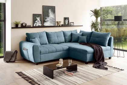 Lier von ED-Lifestyle - Couch Ausführung rechts denim