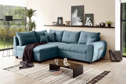 Lier von ED-Lifestyle - Couch Ausführung links denim