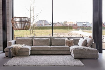 Verbier von Easy Sofa - Wohnlandschaft rechts creme