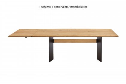 Tisch 453 von Wöstmann - Esstisch in Wildeiche mit Wangengestell