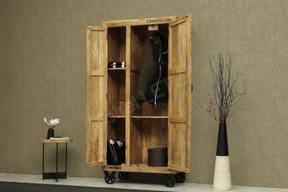 Rustic von SIT Möbel - Garderobenschrank Mangoholz / antik