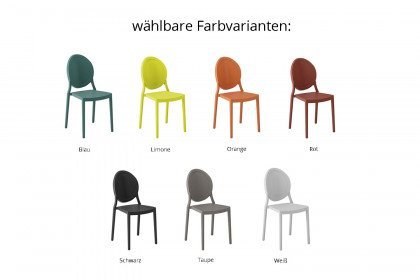 Leon von Akante - Stuhl aus Kunststoff in Schwarz