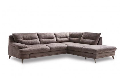 Bologna von COTTA - Ecksofa Ausführung rechts brown