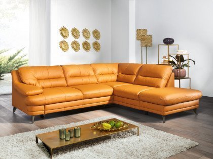 Bologna von COTTA - Eckgarnitur rechts amber