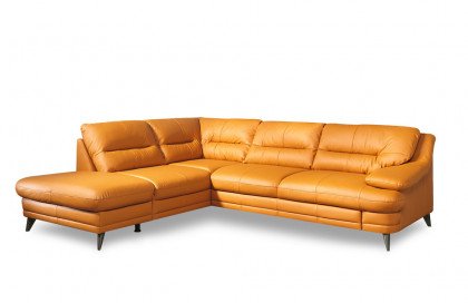 Bologna von COTTA - Eckgarnitur links amber