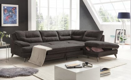 Bologna von COTTA - Sofagarnitur rechts mud