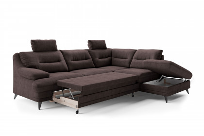 Bologna von COTTA - Sofagarnitur rechts mud