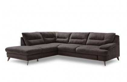 Bologna von COTTA - Sofagarnitur links mud