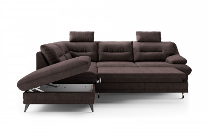 Bologna von COTTA - Sofagarnitur links mud