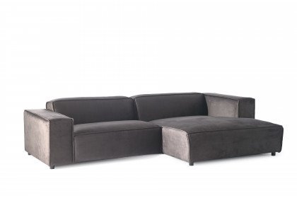 Boras von Easy Sofa - Eckcouch Ausführung rechts anthrazit
