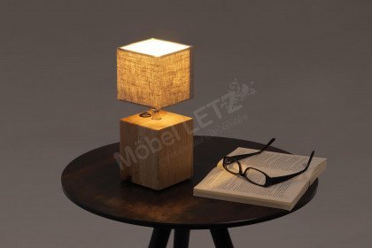 Tisch-Lampe von Sprenger Möbel - Lampe Sumpfeichenholz