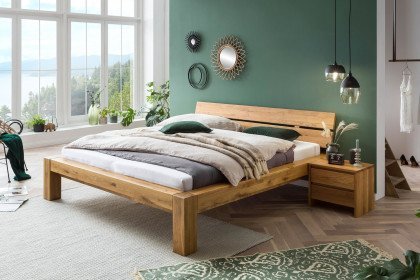 Concept-Line von BED BOX - Holzbett Wildeiche natur geölt