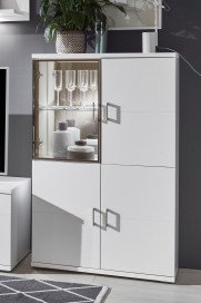 Asbach-living von IDEAL Möbel - Wohnwand K200 weiß