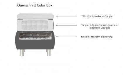 Color Box von Tom Tailor - Boxspringbett mustard