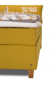 Color Box von Tom Tailor - Boxspringbett mustard