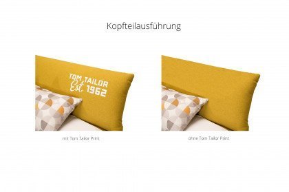 Color Box von Tom Tailor - Boxspringbett mustard