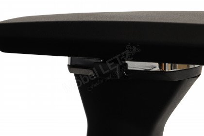 2228 von Mayer Sitzmöbel - Drehstuhl mit Kopfstütze in Schwarz