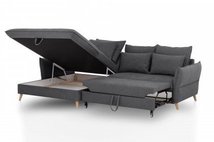 Walker von Exxpo - Polstersofa links anthracite