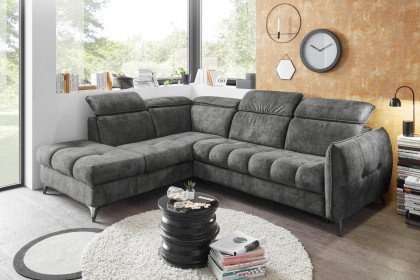 Togo von ED-Lifestyle - Eckcouch links grey