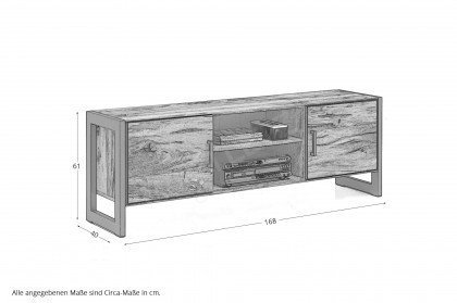 Janne von Elfo Möbel - TV-Kommode 2277 Balkeneiche