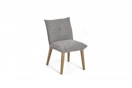 Genua von Standard Furniture - Polsterstuhl in Grau/ Eiche natur