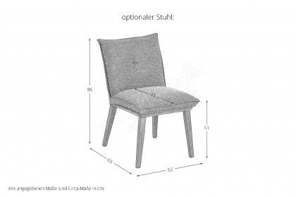 Genua von Standard Furniture - Eckbank mit grauem Webstoff