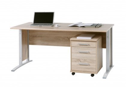 Office Line von BEGA Consult - Schreibtisch mit Rollcontainer