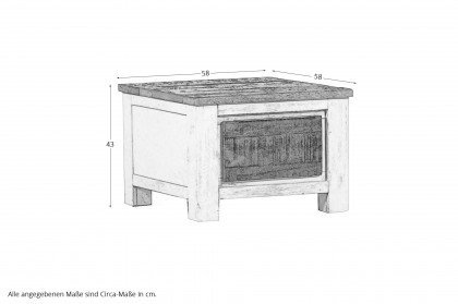 Wilson von GUTMANN - Couchtisch 67554 aus Akazienholz