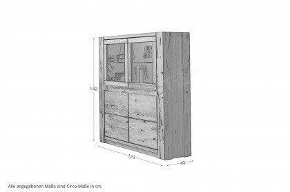 WZ-0484 von GK Möbelvertrieb - Highboard I aus Wildeiche
