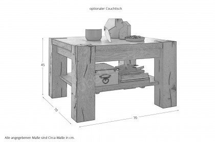 WZ-0484 von GK Möbelvertrieb - Wohnwand I aus Wildeiche