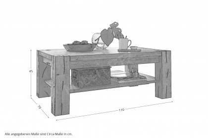 WZ-0484 von GK Möbelvertrieb - Couchtisch II aus Wildeiche