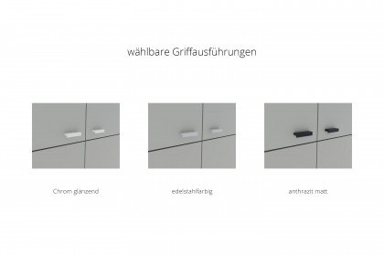 Media-Concept-living von Gwinner - Highboard HB8-20 fango/ Nussbaum