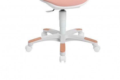 Sitness X Chair 10 von Topstar - Drehstuhl mit rosafarbenem Bezug
