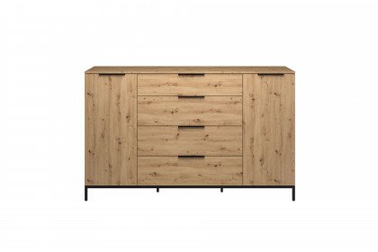 Trend Wood von Maja Möbel - Kommode 7108 Asteiche/ schwarz