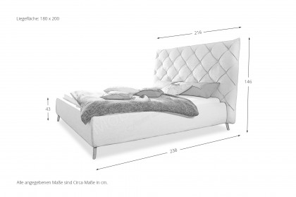 Anniston 2.0 von Candy Sleep - Polsterbett KT High nature