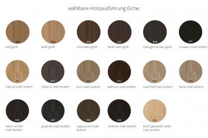 Mood #91 von Mobitec - Barhocker 360° drehbar, in Eiche