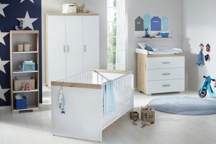Hilja von Transland® - 3-teilige Babyzimmer-Ausstattung weiß - Eiche