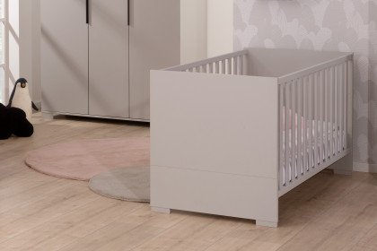 Anouk von Transland® - graues Babybett inklusive Juniorbett-Umbauseiten