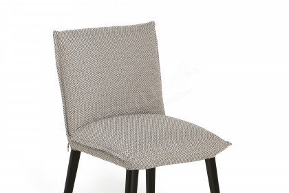 Soft von Mobitec - Stuhl in Silver & Eiche schwarz