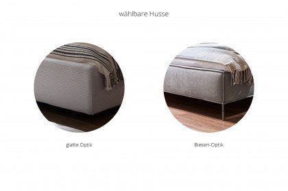Anniston 2.0 von Candy Sleep - Polsterbett KT Low silver