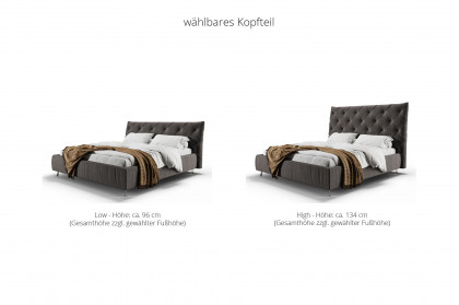 Anniston 2.0 von Candy Sleep - Polsterbett KT High stone