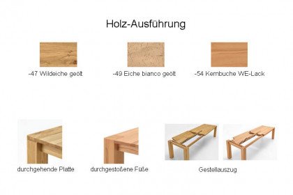 Tavoli von Niehoff Sitzmöbel - Esstisch aus Wildeichenholz