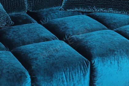 Edgy von Bretz - Sofa enzianblau-blue drops