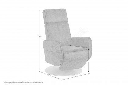 TV Kobra XC von Sit & More - Relaxsessel khaki