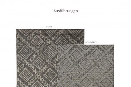 Ameland aus der SCHÖNER WOHNEN-Kollektion - Loungeset grau / schwarz