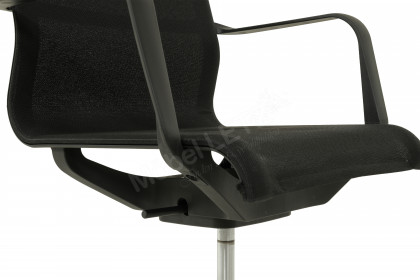 Zitwell 40 aus der Kollektion Letz - Drehstuhl mit ergonomisch bespanntem Netzbezug